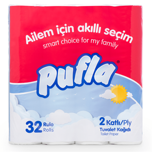 Tuvalet KağıdıS PUFLA TUVALET KAĞIDI 32'Lİ